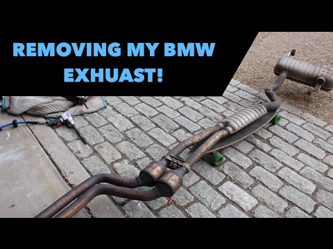 BMW Exhaust Removal // E90 328i