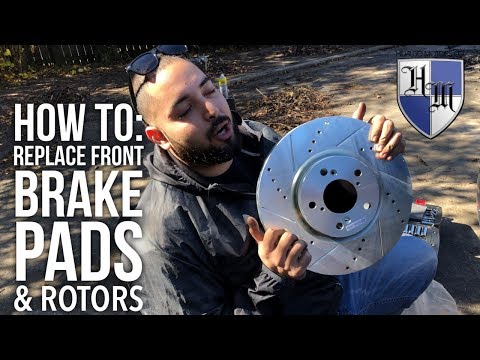 2007-2013 ACURA MDX SH-AWD COMPLETE FRONT BRAKE PADS AND ROTORS CHANGE. FIX ACURA BRAKES FAST & EASY