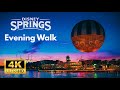 Disney Springs Night Walk In Stunning 4K 60 FPS Full Tour