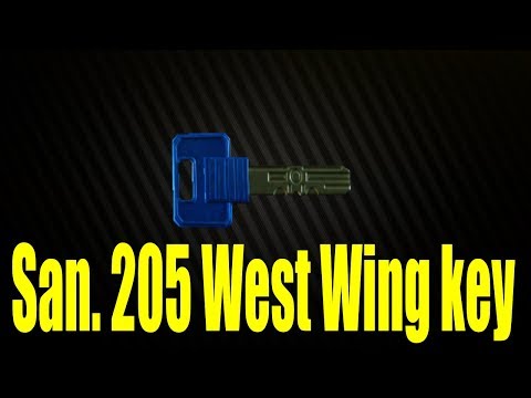 Escape From Tarkov - San. 205 West Wing key