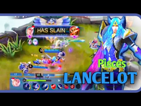 Lancelot Pisces Zodiac Skin Gameplay- Mlbb