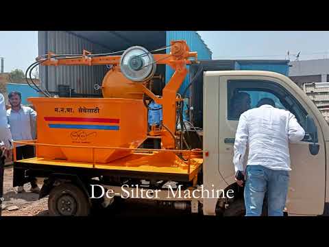 Open Drain Desilting Machine