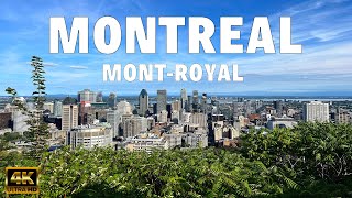 [4K] 🇨🇦 Montréal, CANADA - Walking on Mont-Royal