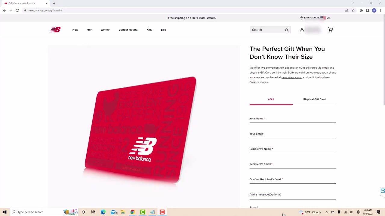 How to Check Your Gift Card Balance on New Balance Website