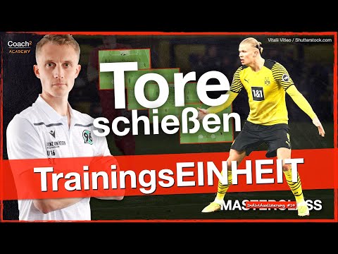 (4K) Komplette Fußball-Trainingseinheit - Tore schießen I Coach² - Individualisierung #10