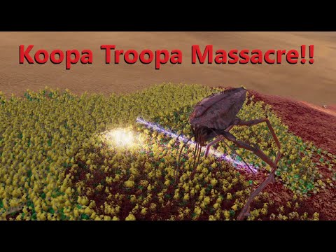 20000 KOOPA TROOPA's & BOWSER vs a Single TRIPOD in UEBS2 Ultimate Epic Battle Simulator 2