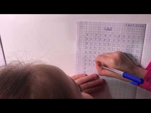 Scrierea cifrelor de la 0 la 10