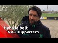Peter Hyballa steekt NAC-supporters een hart onder de riem tijdens de coronacrisis.