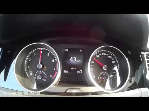 Golf 7 1.4 TSI (150PS) DSG 0-100 km/h Acceleration (HD)