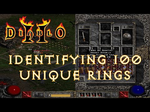 Identifying 100 Unid Unique Hell Rings on Closed Battle.net