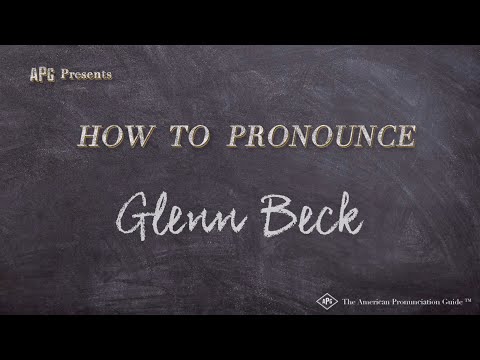 How to Pronounce Glenn Beck (Real Life Examples!)