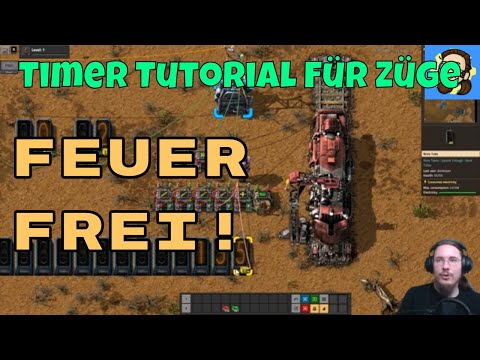 Factorio Timer Schaltung - Artillerie Zug regelmäßig anfordern.