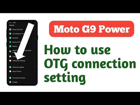 Moto G9 Power OTG connection setting Hidden features How to use and Enable