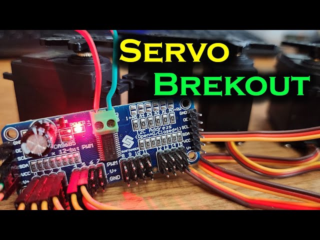 Vídeo relacionado con 2 unidades PCA9685 PWM Motor Driver 16 Canal 12-Bit PWM IIC Módulo, para robot AR-duino, para control de robots Electronic Expansion Sector