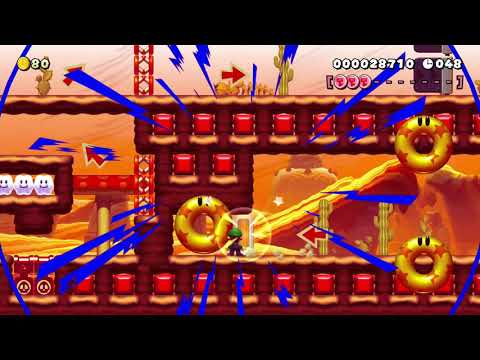 ♪スピン好きの方なら楽しめるSPEEDRUN...70Sec♪ by NEW★みなぴー★ - Super Mario Maker 2 - No Commentary 1cb 022020