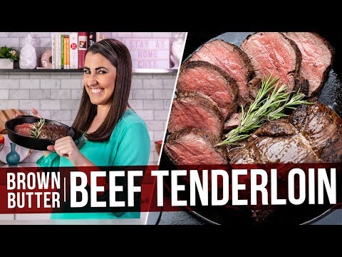Garlic Brown Butter Roasted Beef Tenderloin