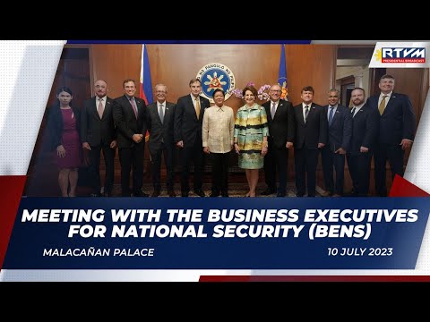 Meeting with the Business Executives for National Security 7/10/2023