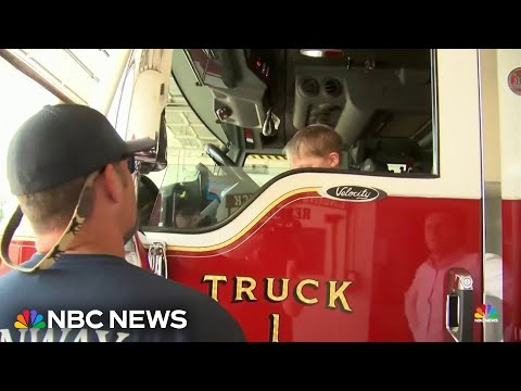 Good news: Boy reunites with firefighters who saved him as baby