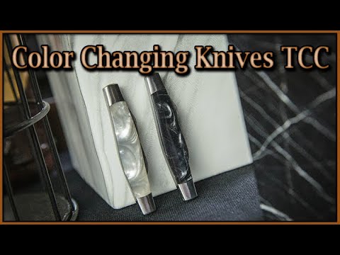 Voir la vidéo Artisan Color Changing Knives - TCC