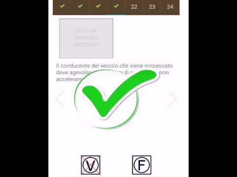 Patente b, quiz sul  Sorpasso in Italiano, lezione n.8