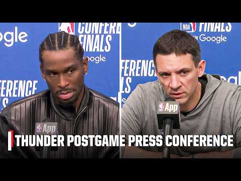 Hear from the Thunder after WCF Game 7 loss to the Spurs | NBA on ESPN
