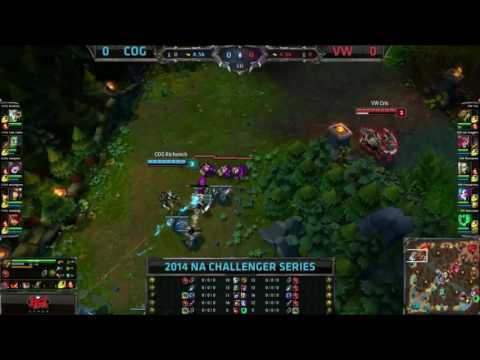 ♠ SEASON 4 ♠ || COGnitive Gaming vs vVv Gaming White  Game 1 Quarter Final NA Challenger Series #1