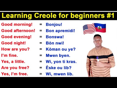 Learning Creole for beginners #1 | English Speaking Practice Creole | Haitian Creole Phrases