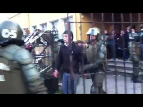 Desalojo Colegio Marina de Chile