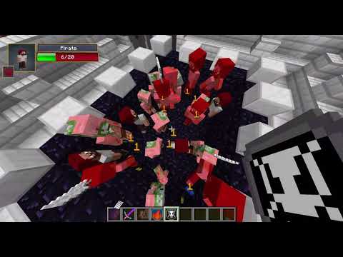Ricky's EPIC Minecraft Mob and Pirate Arena Fights!