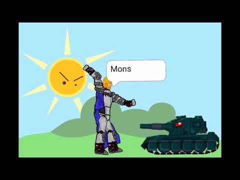 Gladatiar battles : arta vs Mons - cartoon about tanks
