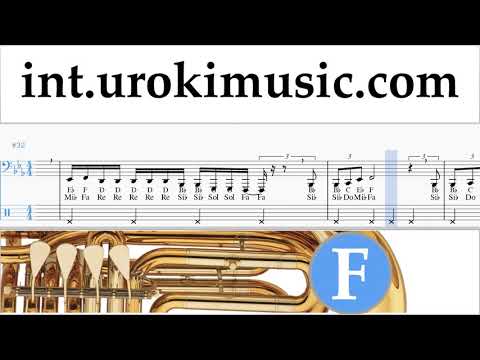 Tuba lessons Ariana Grande - Needy Sheet Music Tutorial um-a-n352