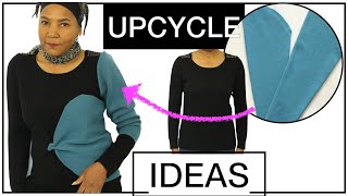 Upcycle Ideas - Using Sleeves to Refashion an Old Cardigan Jacket | CGL