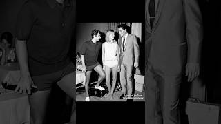 Elvis Presley with Paul Anka and his wife Anne. On the set of Viva Las Vegas..