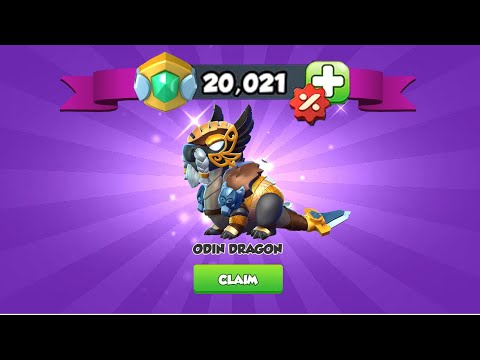 Finished 2023 Odin Castle Event-Dragon Mania legends | Got Second Odin Dragon | DML