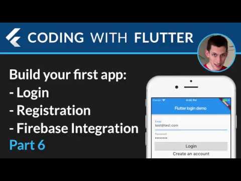 Flutter Firebase Auth 06 Home page Sign out Complete and review sign in flow