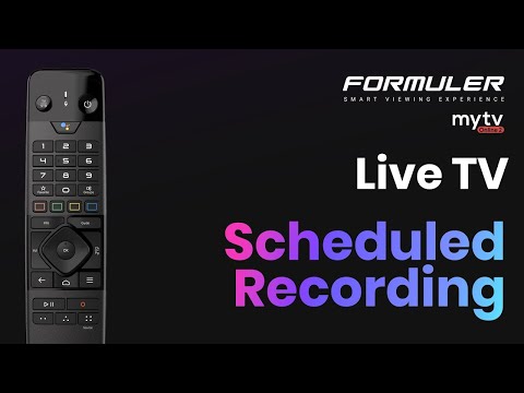 Live TV Scheduled Recording