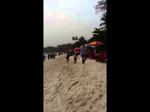 Beach No 2 in sierra lione at chrismas days.