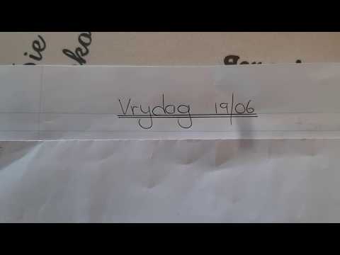 WISKUNDE GRAAD 8: 19 Junie 2020 - periode 3 (19083)