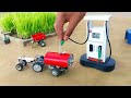 diy tractor mini petrol pump science project || @KeepVilla