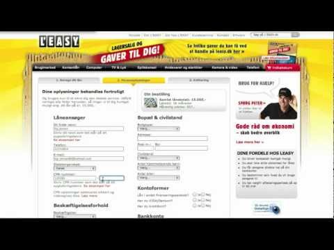 Lån penge fra LEASY på under 5 minutter