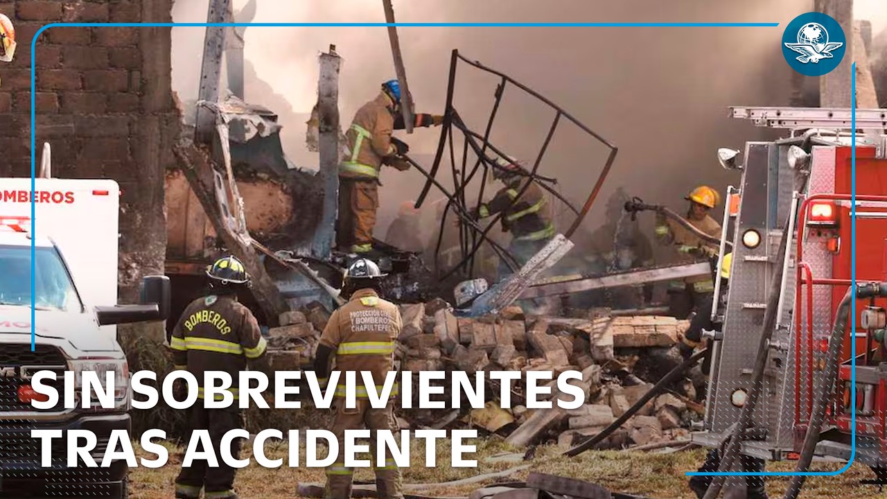 El historial del jet que se desplomó en Toluca; la FGR ya investiga los hechos