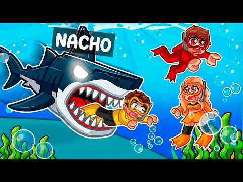 Me Convertí en el TIBURÓN MEGALODÓN GIGANTE para Asustar a Mis Amigos...