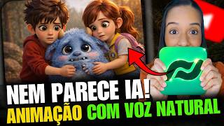 NOVA IA de Voz IMPERDÍVEL | Crie Animações com Narração Profissional do Zero!