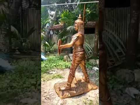 Brown frp women statue, for exterior decor, size/dimension: ...