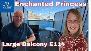 Enchanted Princess | E114 | Is this one of the Best Balcony Cabins ?