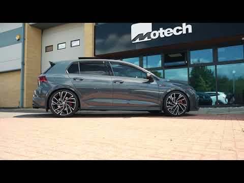 Volkswagen Mk8 Golf GTI on Eibach springs and with a Remus OPF back exhaust system