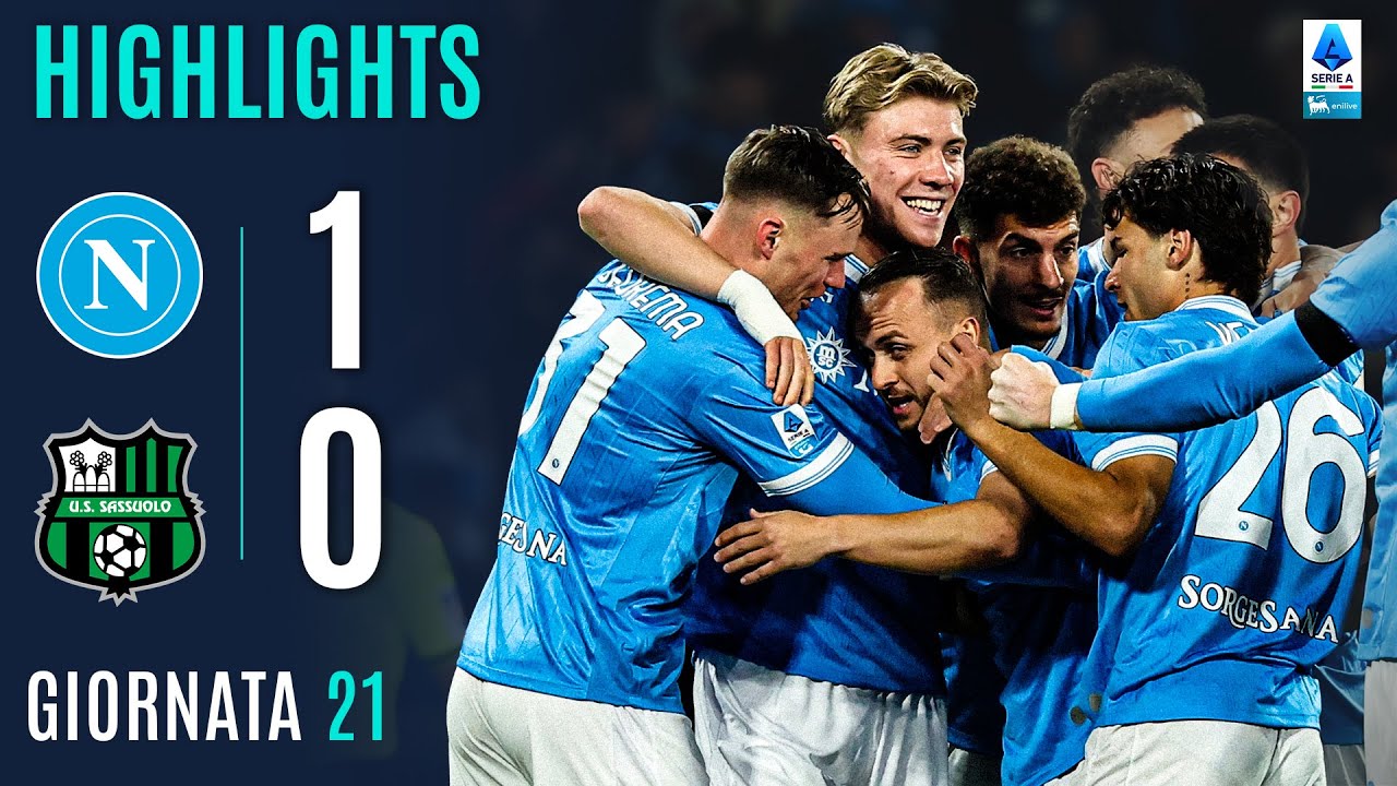 NAPOLI-SASSUOLO 1-0 | HIGHLIGHTS | 21ª GIORNATA | SERIE A ENILIVE 2025/26