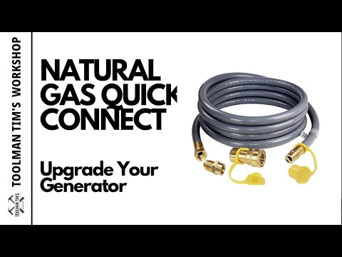 QUICK CONNECT HOOK UP FOR NATURAL GAS GENERATOR - Firman Trifuel