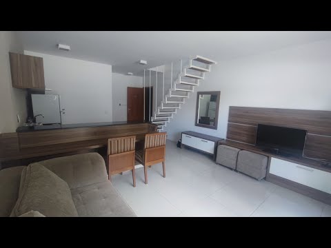 3596 - Excelente apartamento mobiliado no centro de Itaipava
