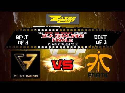 Clutch Gamers vs Fnatic ZOTAC Cup Masters